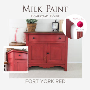 Homestead House Milkpaint - Fort York Red