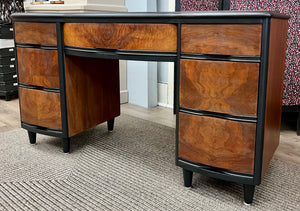 Walnut desk/vanity