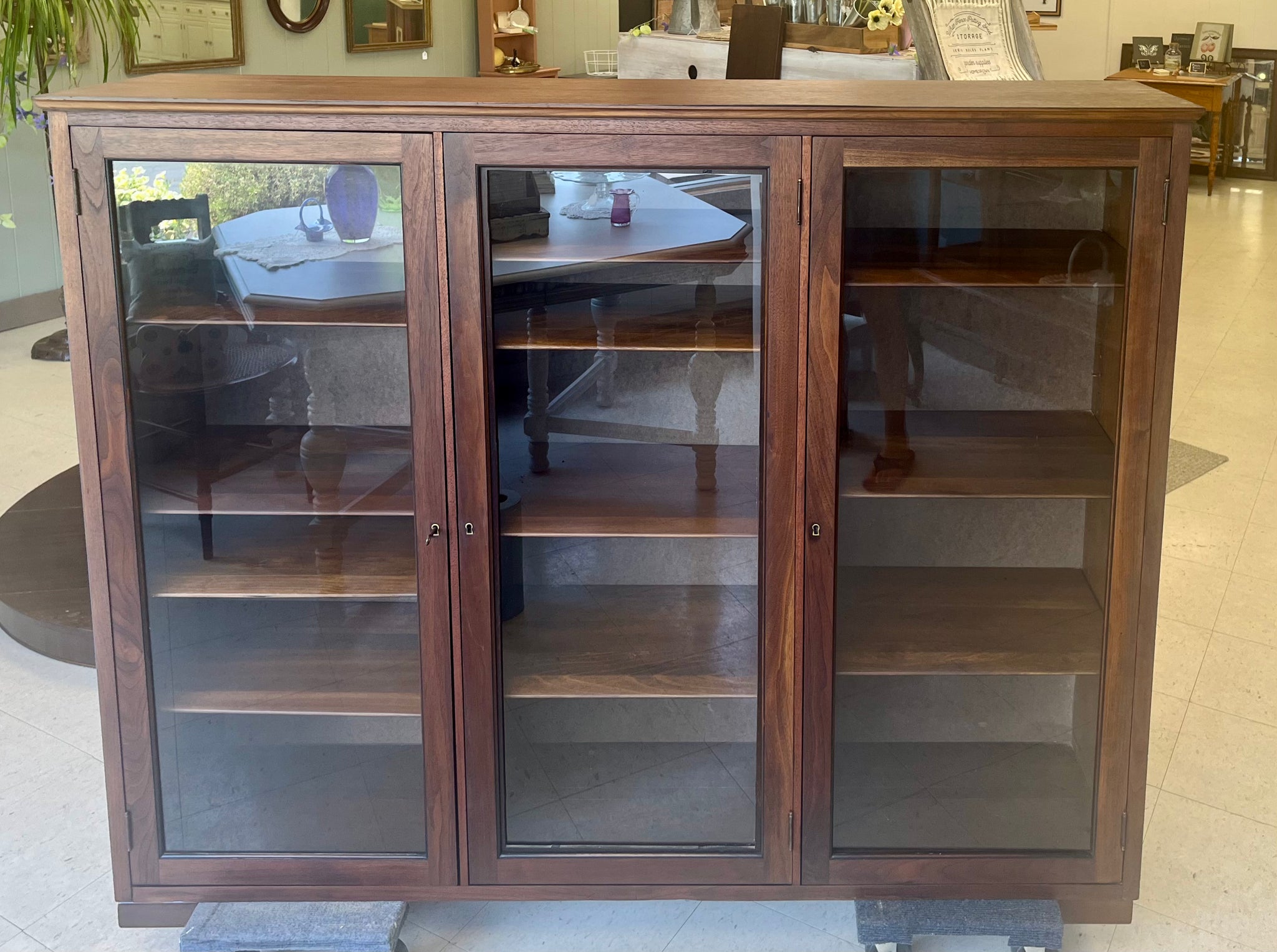 Antique Locking Bookcase