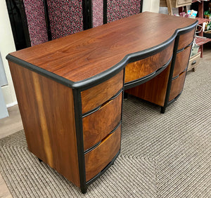 Walnut desk/vanity