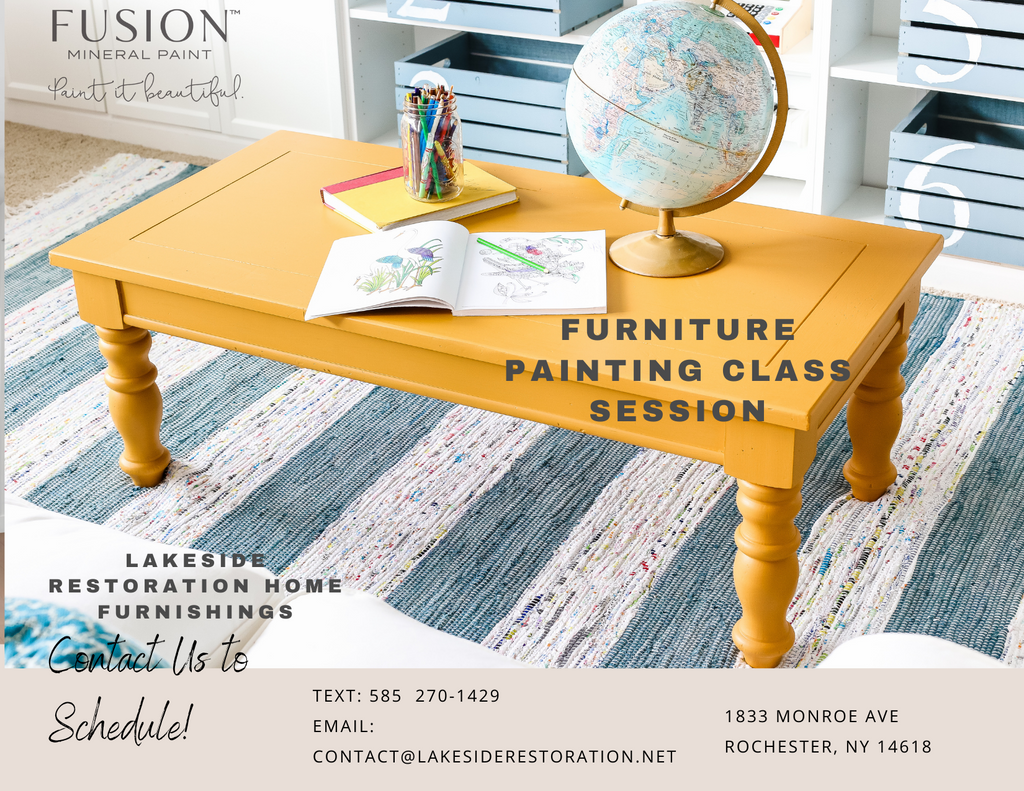 Furniture Painting Class Session - Brighton