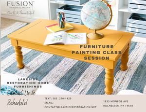 Furniture Painting Class Session - Brighton